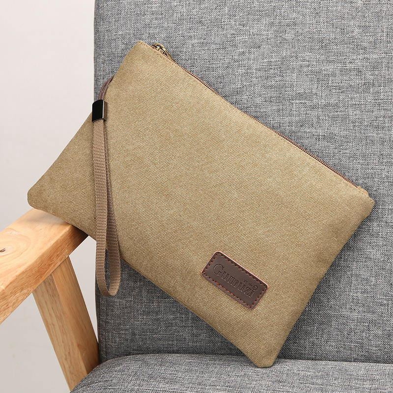 Flap Bag Envelope - Мужская сумка-клатч на молнии из мягкого