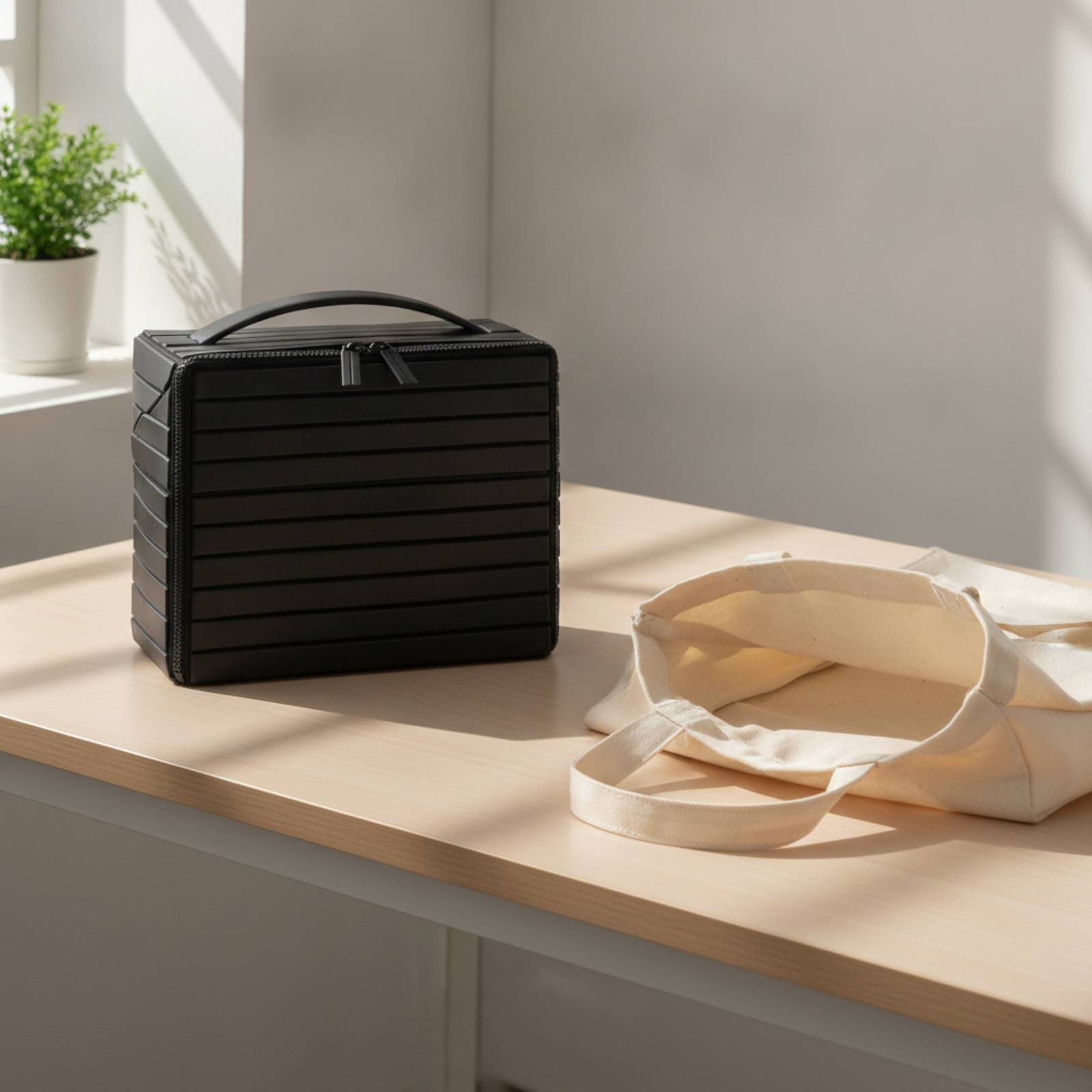 Косметичка с ручкой, жесткий ф – обзор и цена Box Bag Rigid
