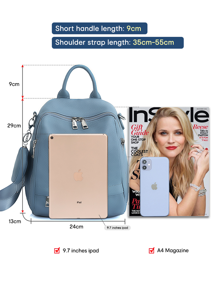 Женский рюкзак Zency из натура – обзор и цена Women Bags H&M
