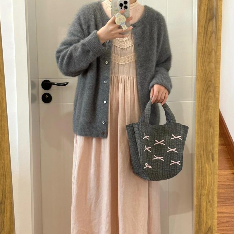 Большая вместительная серая су – обзор и цена Women Bags Grey