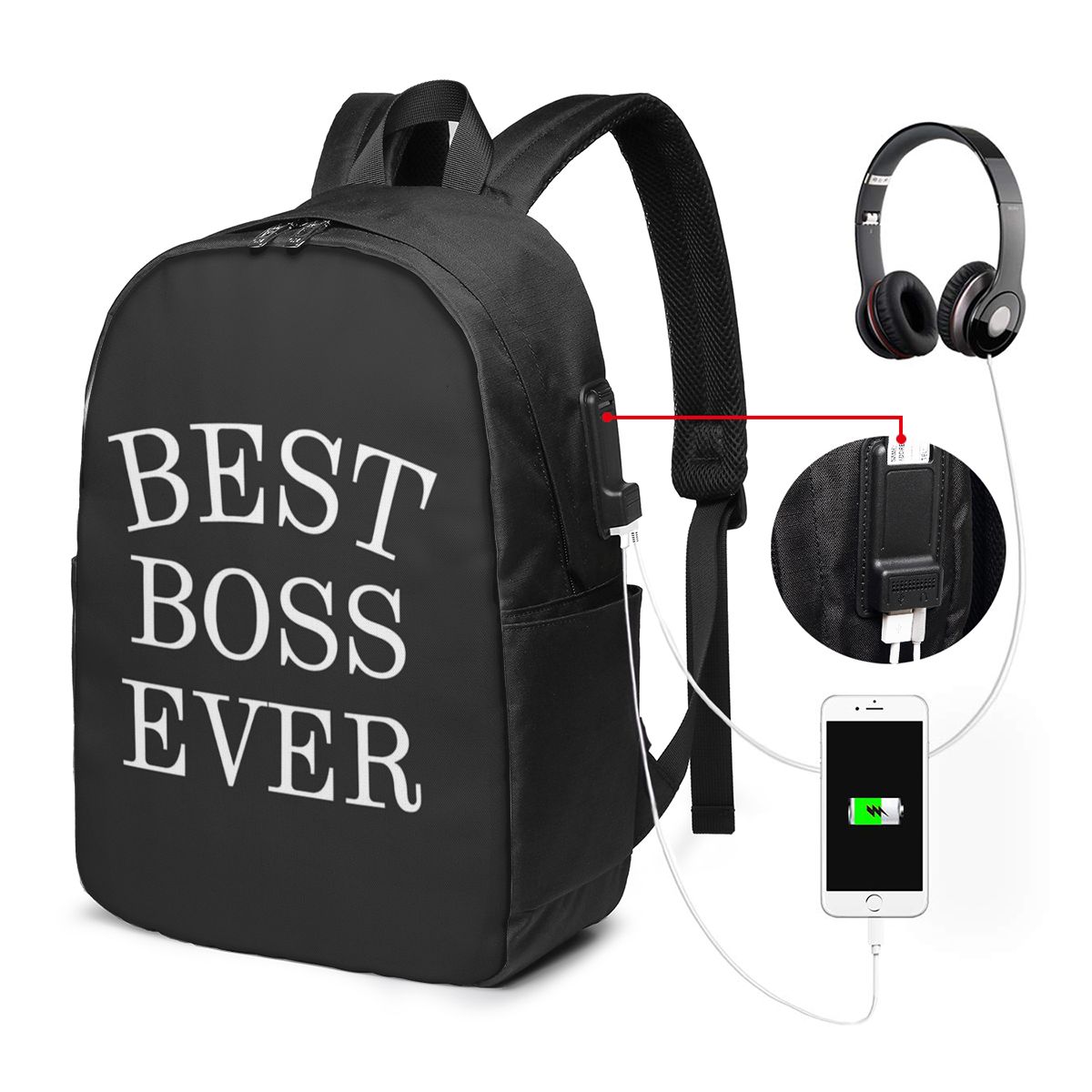 Рюкзак Lady Best Boss Ever для – обзор и цена Women'S Bag