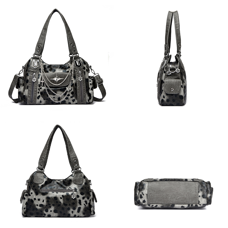 Сумка-тоут с серым леопардовым – обзор и цена Women Bags Grey